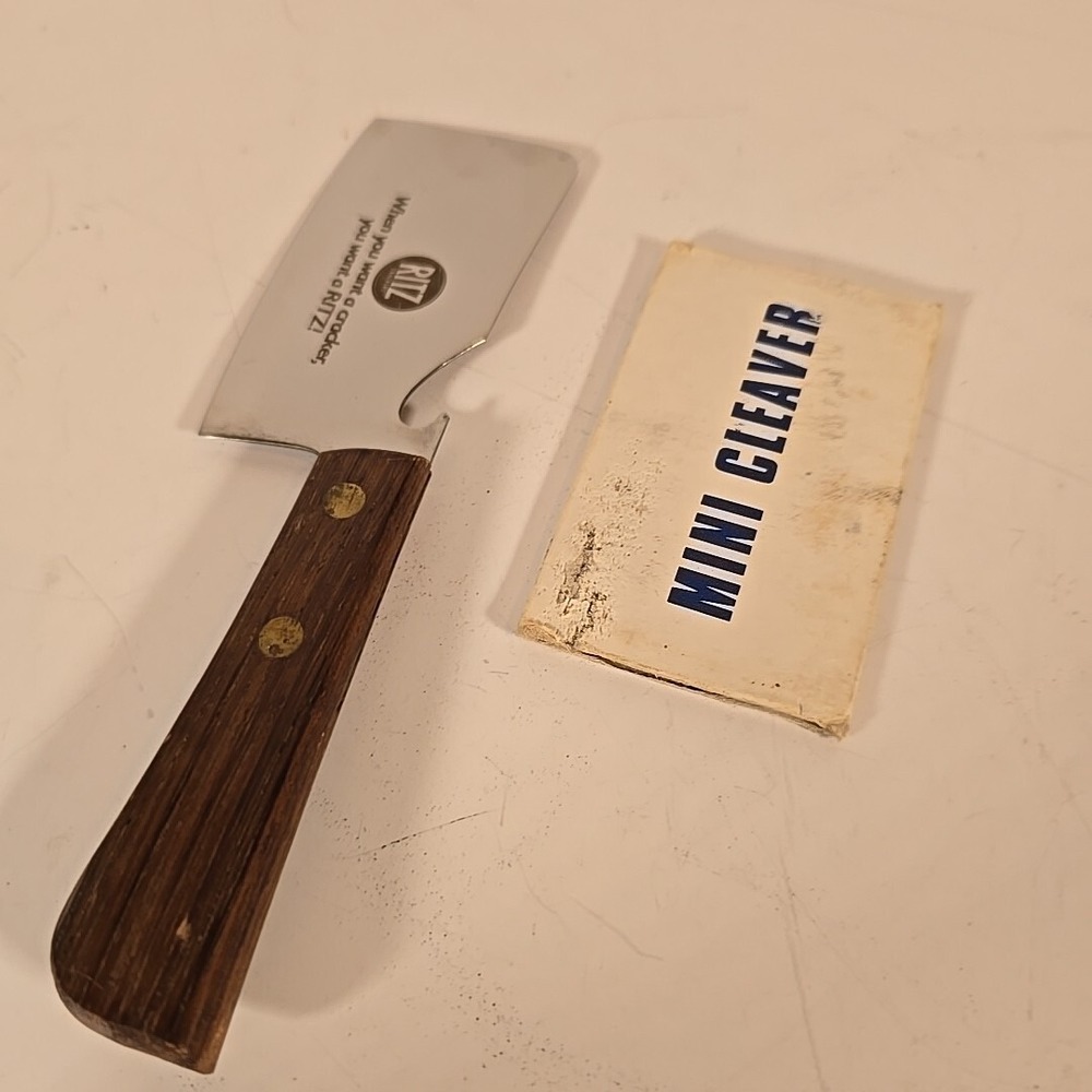 Ritz Miniature Cheese Cleaver Stainless Steel‎ Made In Japan  Bottle Opener